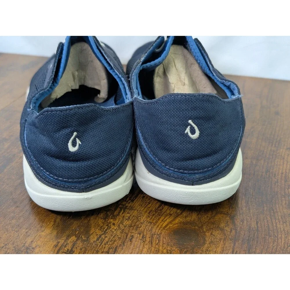 OluKai Shoes Mens US Size 13 EU 46 Moku Pae Blue Mesh Sneakers Lightweight